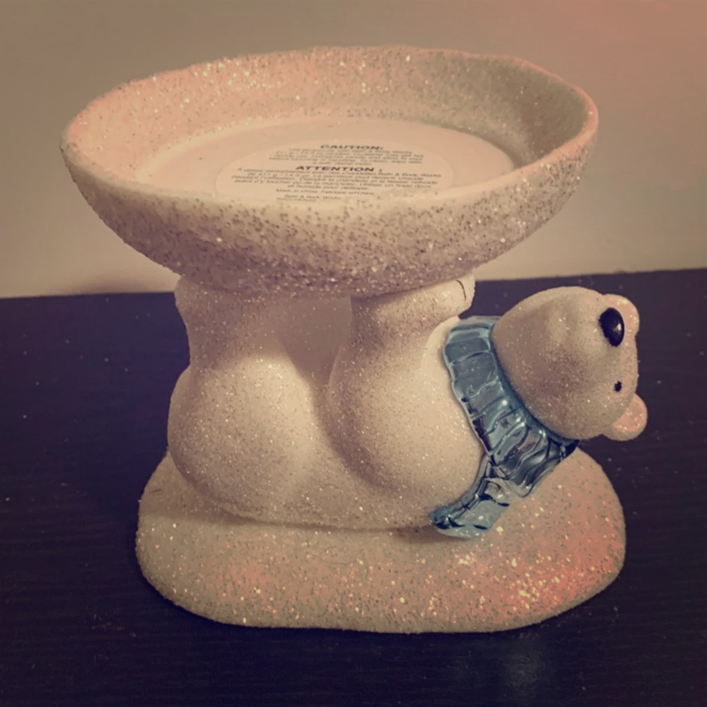 Bath and Body Works Polar Bear 3 Wic Candle Holder